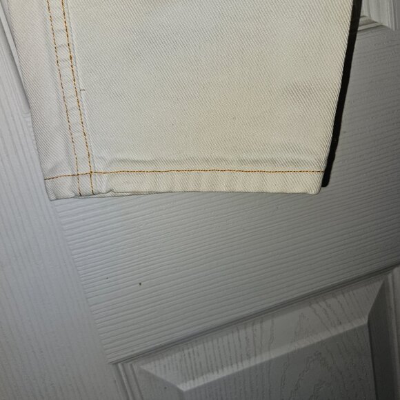 Moschino Jeans White Denim High-Waist Straight Leg - Size 29 - Picture 5 of 16